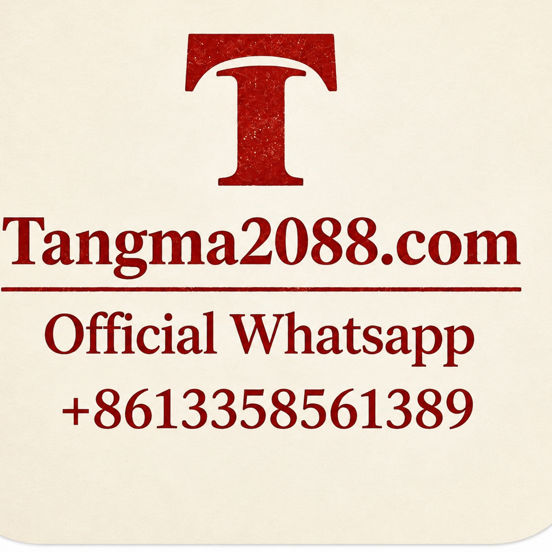 tangma2088 Official WhatsApp Support +8613358561389 🚀